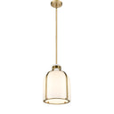 Z-Lite 9.5" Pearson White Opal 1 Light Pendant image 11