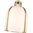 Z-Lite 9.5" Pearson White Opal 1 Light Pendant image 15