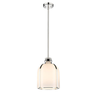 Z-Lite 9.5" Pearson White Opal 1 Light Pendant image 2