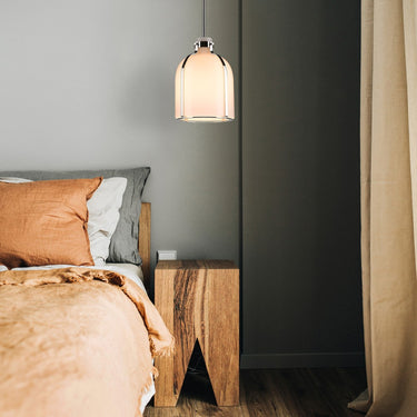 Z-Lite 9.5" Pearson White Opal 1 Light Pendant image 26