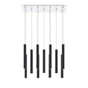 Z-Lite 9.75" Forest Steel 11 Light Chandelier image 10