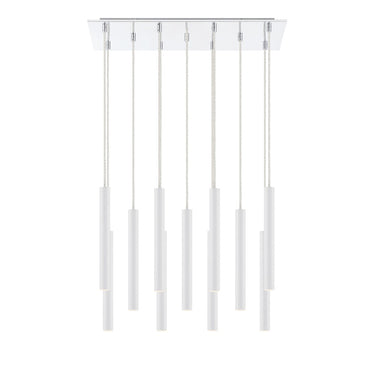 Z-Lite 9.75" Forest Steel 11 Light Chandelier image 11