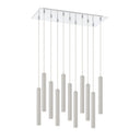 Z-Lite 9.75" Forest Steel 11 Light Chandelier image 12