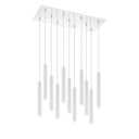 Z-Lite 9.75" Forest Steel 11 Light Chandelier image 3