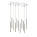 Z-Lite 9.75" Forest Steel 11 Light Chandelier image 4