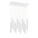 Z-Lite 9.75" Forest Steel 11 Light Chandelier image 5