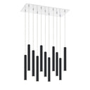 Z-Lite 9.75" Forest Steel 11 Light Chandelier image 6