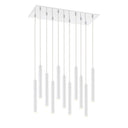 Z-Lite 9.75" Forest Steel 11 Light Chandelier image 7