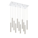 Z-Lite 9.75" Forest Steel 11 Light Chandelier image