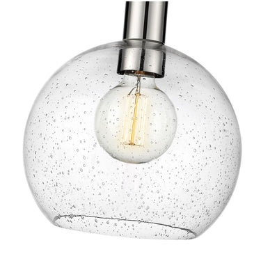 Z-Lite 9.75" Margo Clear Seedy 1 Light Pendant image 11