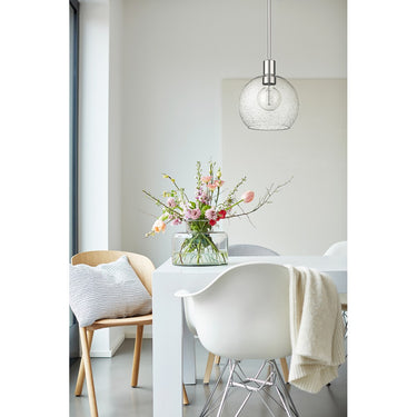 Z-Lite 9.75" Margo Clear Seedy 1 Light Pendant image 17