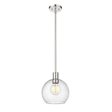 Z-Lite 9.75" Margo Clear Seedy 1 Light Pendant image 2