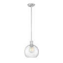 Z-Lite 9.75" Margo Clear Seedy 1 Light Pendant image 3