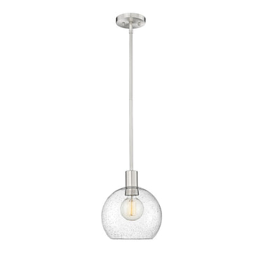 Z-Lite 9.75" Margo Clear Seedy 1 Light Pendant image 3