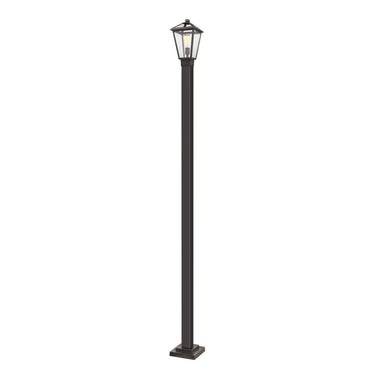 Z-Lite 9.75" Talbot 1 Light Outdoor Post Mounted Fixture image 1