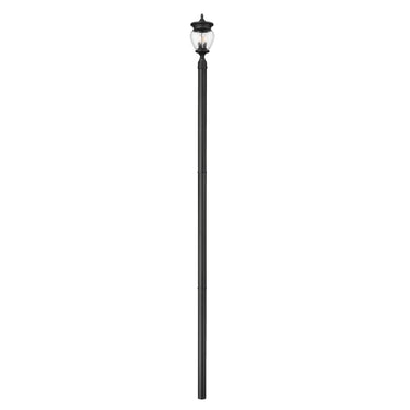 Z-Lite 9" Davina 3 Light Outdoor Post Mounted Fixture image 2