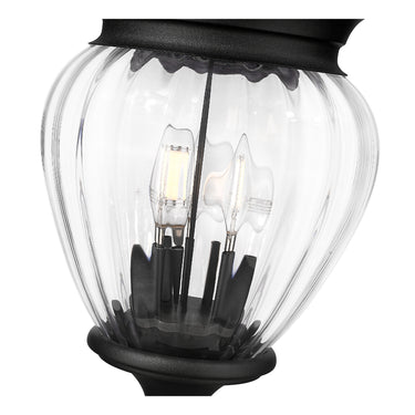 Z-Lite 9" Davina 3 Light Outdoor Post Mounted Fixture image 3