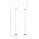Z-Lite 9" Laurent 1 Light Outdoor Post Mounted Fixture image 14