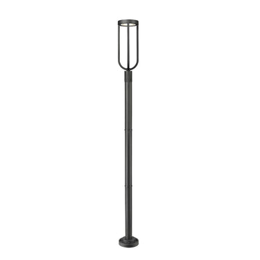 Z-Lite 9" Leland 1 Light Outdoor Post Mounted Fixture image 1
