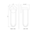 Z-Lite 9" Leland 1 Light Outdoor Wall image 7