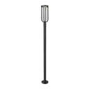 Z-Lite 9" Leland Glass 1 Light Outdoor Post Mounted Fixture image 2