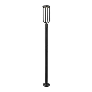 Z-Lite 9" Leland Glass 1 Light Outdoor Post Mounted Fixture image 2