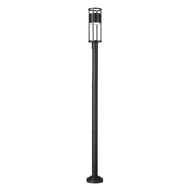 Z-Lite 9" Luca 1 Light Outdoor Post Mounted Fixture image 1