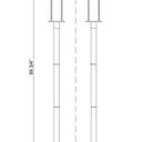 Z-Lite 9" Luca 1 Light Outdoor Post Mounted Fixture image 7