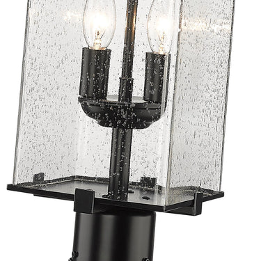 Z-Lite 9" Sana 2 Light Outdoor Post Mounted Fixture image 3