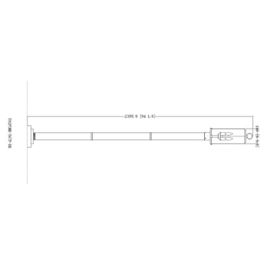 Z-Lite 9" Sana 2 Light Outdoor Post Mounted Fixture image 7