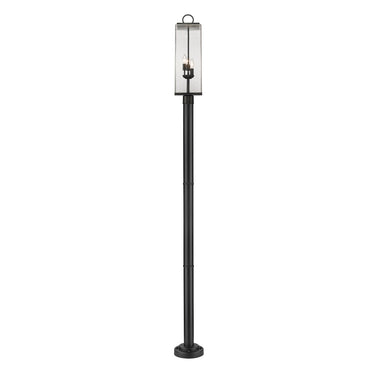 Z-Lite 9" Sana 3 Light Outdoor Post Mounted Fixture image 2