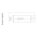 Z-Lite 9" Sana Glass 3 Light Outdoor Pier Mounted Fixture image 7