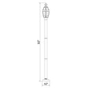 Z-Lite 92" High Westover 2 Light Outdoor Post Mounted Fixture image 4