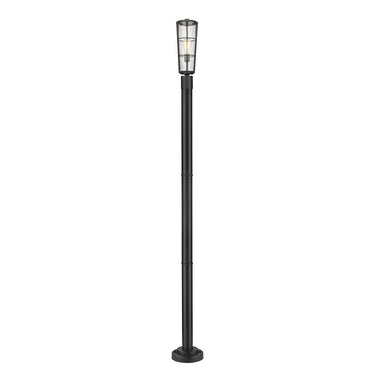 Z-Lite 93" High Helix 1 Light Outdoor Post Mounted Fixture image 1