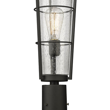 Z-Lite 93" High Helix 1 Light Outdoor Post Mounted Fixture image 3