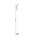 Z-Lite 93" High Helix 1 Light Outdoor Post Mounted Fixture image 7