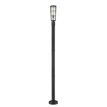 Z-Lite 93" High Helix 1 Light Outdoor Post Mounted Fixture image