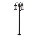 Z-Lite 94.25" High Roundhouse 3 Light Outdoor Post Mounted Fixture image 1