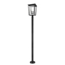 Z-Lite 97.25" High Seoul 3 Light Outdoor Post Mounted Fixture image