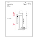 Z Lite Abbey 1 Light 11" Outdoor Wall Light 1