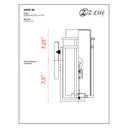 Z Lite Abbey 1 Light 14" Outdoor Wall Light 1