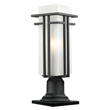 Z Lite Abbey 1 Light 19" Outdoor Pier Mounted Fixture 