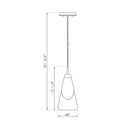 Z Lite Aimie 1 Light 13" Pendant - 828P6 7