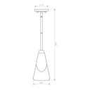 Z Lite Aimie 1 Light 13" Pendant - 828P6-ROD 7