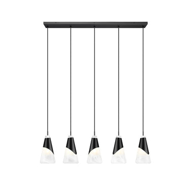 Z Lite Aimie 5 Light 13" Linear Chandelier 10