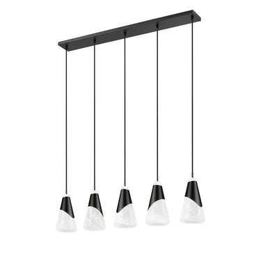 Z Lite Aimie 5 Light 13" Linear Chandelier 12