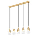 Z Lite Aimie 5 Light 13" Linear Chandelier 16