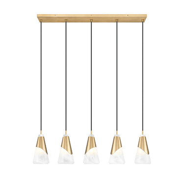 Z Lite Aimie 5 Light 13" Linear Chandelier 17