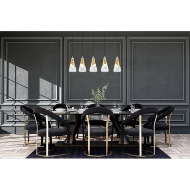 Z Lite Aimie 5 Light 13" Linear Chandelier 21