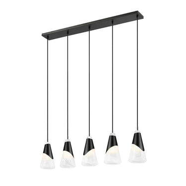 Z Lite Aimie 5 Light 13" Linear Chandelier 9